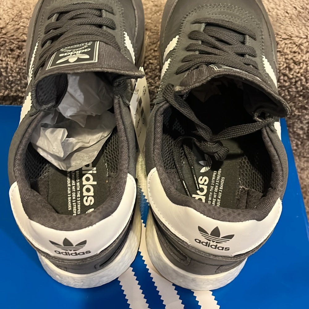 Adidas I-5923 Iniki Shoes Sneakers D97345 new grey white Mens sizes - Picture 10 of 13
